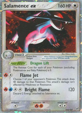 Salamence ex (103/107) [Deoxys] Normal - Ultra Rare