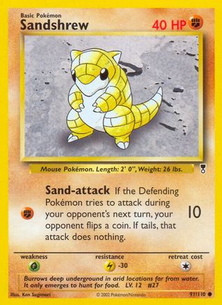 Sandshrew (091/110) [Legendary Collection] Normal - Common