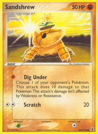 Sandshrew (082/113) [Delta Species] Reverse Holofoil - Common