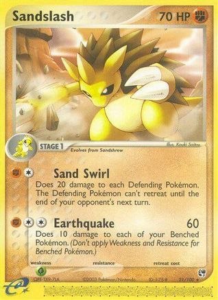 Sandslash (21/100) [Sandstorm] Normal - Rare