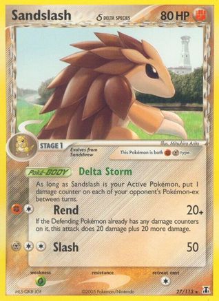 Sandslash (Delta Species) (027/113) [Delta Species] Normal - Rare