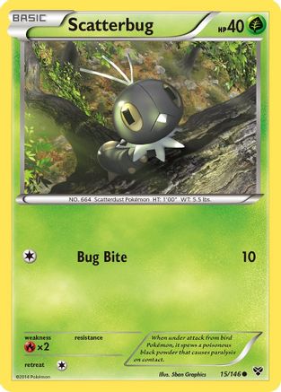 Scatterbug (15/146) [XY Base Set] Normal - Common
