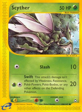 Scyther (106/147) [Aquapolis] Normal - Common