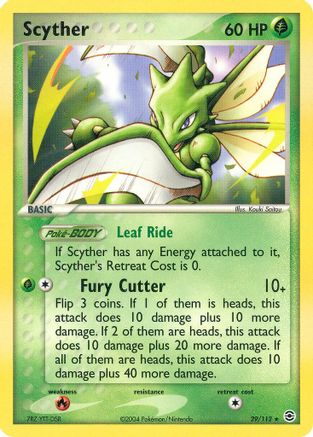 Scyther (29/112) [FireRed & LeafGreen] Normal - Rare