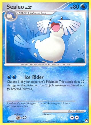 Sealeo (62/123) [Mysterious Treasures] Normal - Uncommon