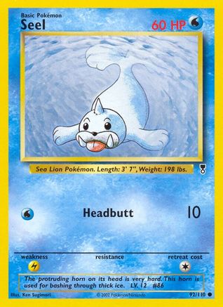 Seel (92/110) [Legendary Collection] Normal - Common