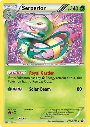 Serperior (RC3/113) [Legendary Treasures Radiant Collection] Holofoil - Uncommon