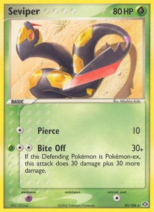 Seviper (20/106) [Emerald] Normal - Rare