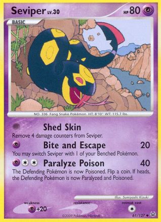 Seviper (61/127) [Platinum] Normal - Uncommon