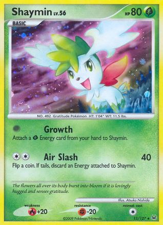 Shaymin (15/127) [Platinum] Holofoil - Holo Rare