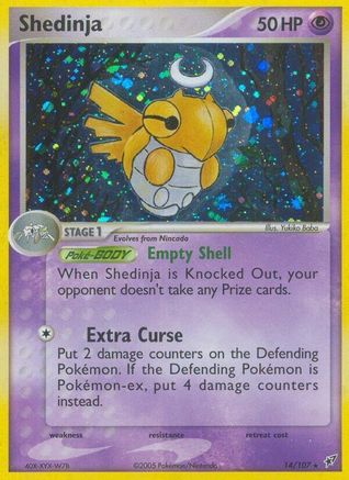 Shedinja (14/107) [Deoxys] Holofoil - Holo Rare