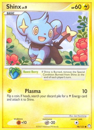 Shinx (098/123) [Mysterious Treasures] Reverse Holofoil - Common