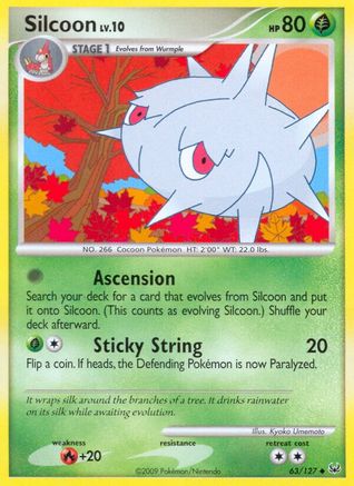 Silcoon (63/127) [Platinum] Reverse Holofoil - Uncommon