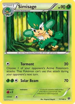 Simisage (11/146) [XY Base Set] Normal - Rare