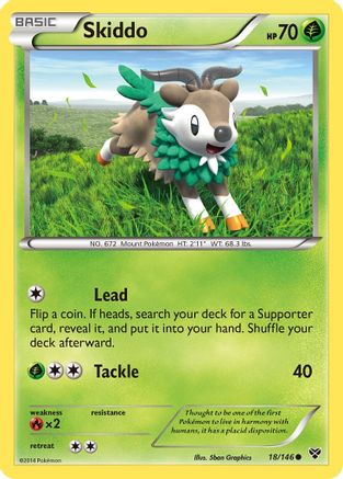 Skiddo (18/146) [XY Base Set] Normal - Common