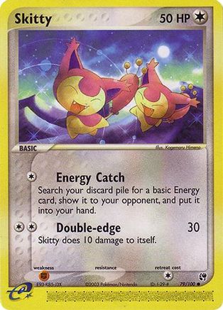Skitty (79/100) [Sandstorm] Reverse Holofoil - Common