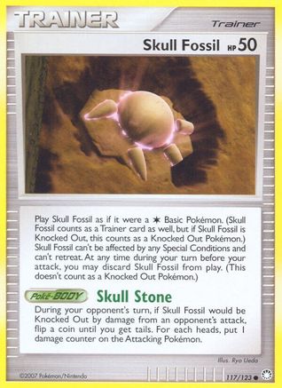 Skull Fossil (117/123) [Mysterious Treasures] Normal - Common
