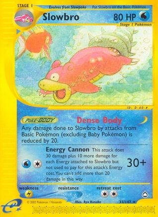 Slowbro (33/147) [Aquapolis] Normal - Rare