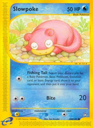 Slowpoke (108/147) [Aquapolis] Normal - Common