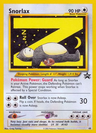Snorlax (049/53) [WoTC Promo] Normal - Promo