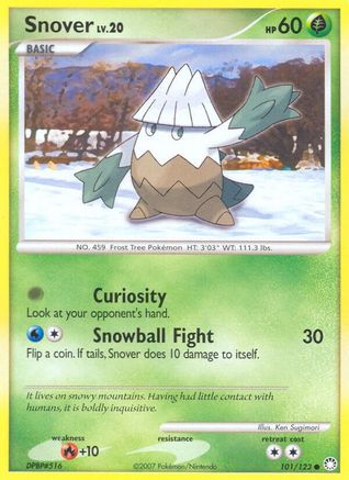 Snover (101/123) [Mysterious Treasures] Reverse Holofoil - Common