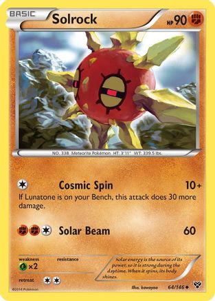 Solrock (64/146) [XY Base Set] Normal - Uncommon