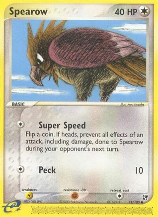 Spearow (081/100) [Sandstorm] Normal - Common