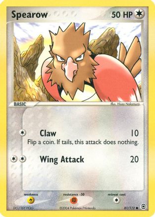 Spearow (81/112) [FireRed & LeafGreen] Normal - Common