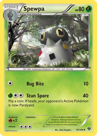 Spewpa (16/146) [XY Base Set] Normal - Uncommon