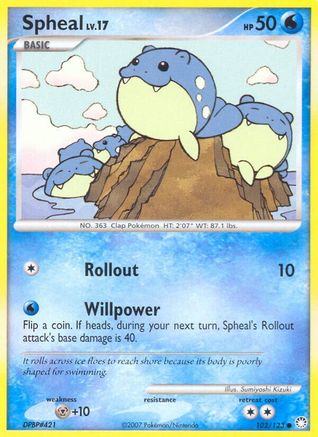 Spheal (102/123) [Mysterious Treasures] Normal - Common