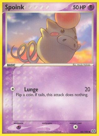 Spoink (66/106) [Emerald] Normal - Common