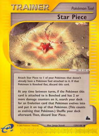 Star Piece (139/144) [Skyridge] Reverse Holofoil - Uncommon