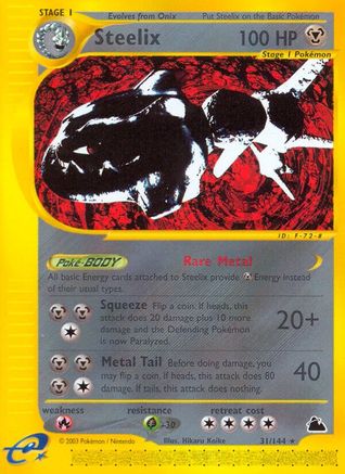 Steelix (31/144) [Skyridge] Reverse Holofoil - Rare