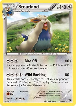Stoutland (110/146) [XY Base Set] Normal - Rare