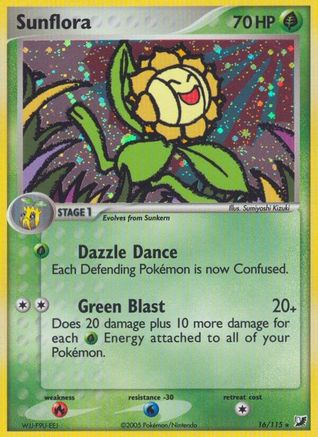 Sunflora (16/115) [Unseen Forces] Holofoil - Holo Rare