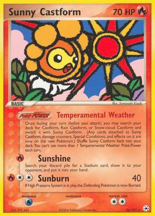 Sunny Castform (26/101) [Hidden Legends] Normal - Rare