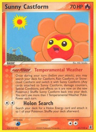 Sunny Castform (031/113) [Delta Species] Normal - Rare