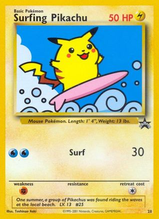 Surfing Pikachu (028/53) [WoTC Promo] Normal - Promo