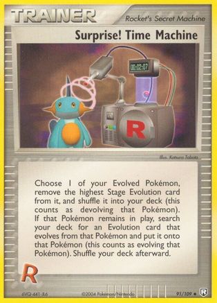 Surprise! Time Machine (091/109) [Team Rocket Returns] Normal - Uncommon