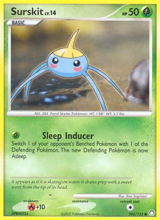 Surskit (104/123) [Mysterious Treasures] Normal - Common