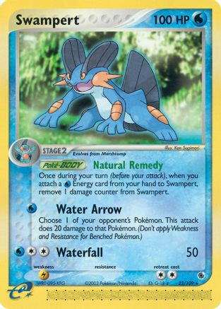 Swampert (023/109) [Ruby and Sapphire] Reverse Holofoil - Rare