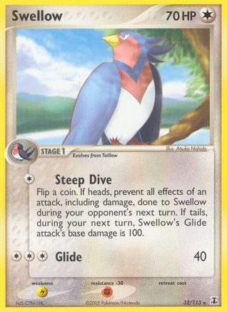 Swellow (032/113) [Delta Species] Normal - Rare