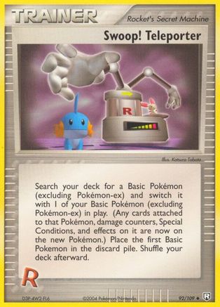 Swoop! Teleporter (092/109) [Team Rocket Returns] Reverse Holofoil - Uncommon