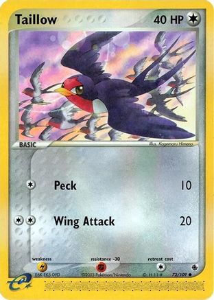 Taillow (072/109) [Ruby and Sapphire] Normal - Common
