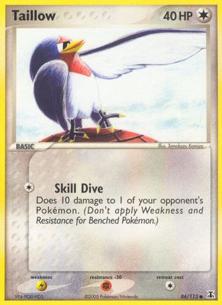 Taillow (086/113) [Delta Species] Normal - Common