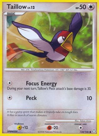 Taillow (124/146) [Legends Awakened] Normal - Common