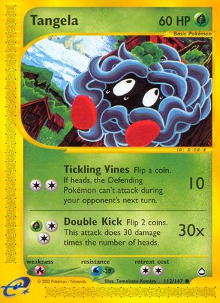 Tangela (112/147) [Aquapolis] Normal - Common