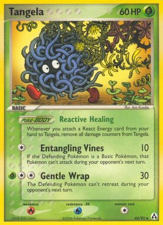 Tangela (44/92) [Legend Maker] Normal - Uncommon