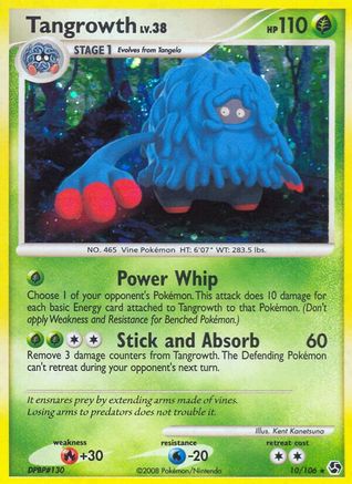 Tangrowth (10/106) [Great Encounters] Reverse Holofoil - Holo Rare