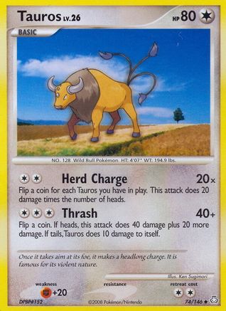 Tauros (74/146) [Legends Awakened] Normal - Uncommon